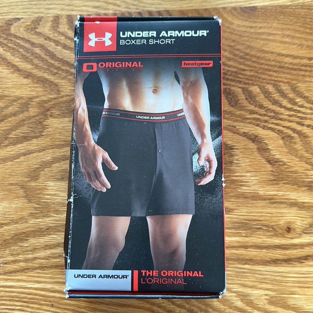 Mens Under Armour Boxer Short Size Small Color Black